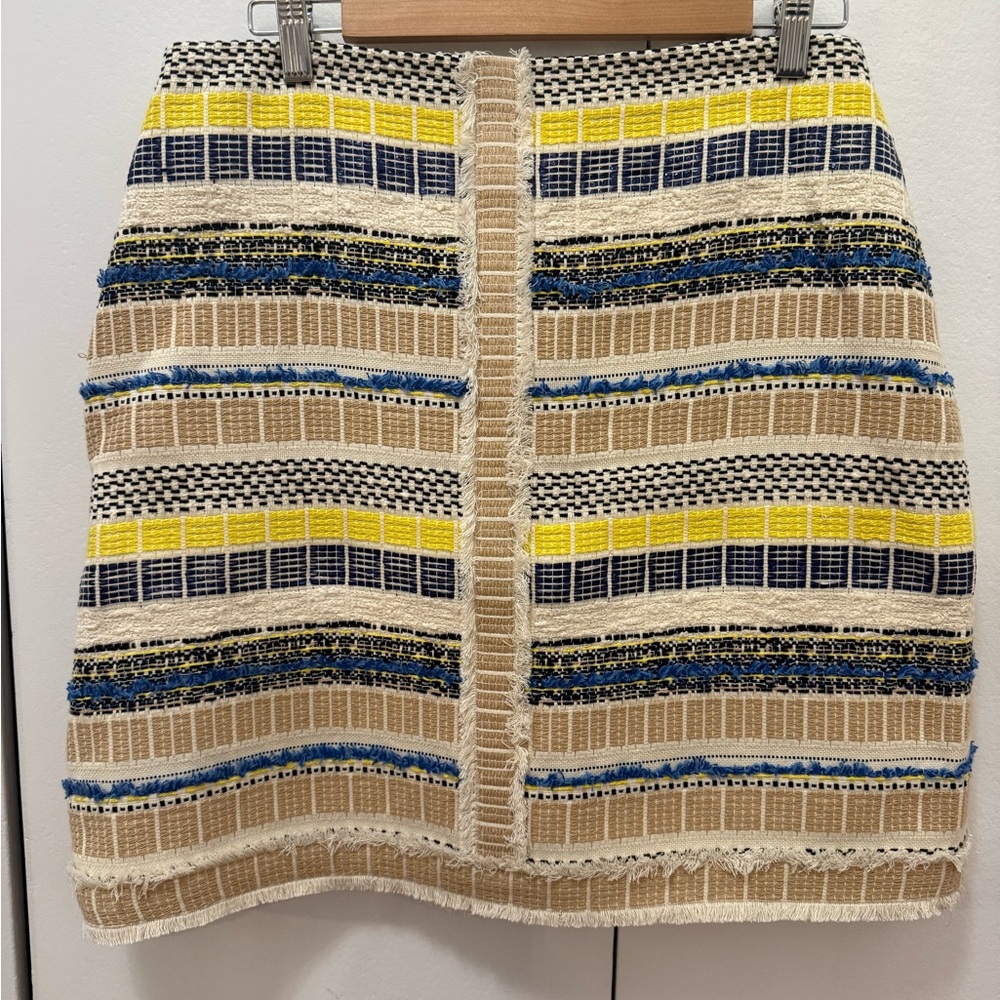 Elie Tahari Multi Color A-line Skirt